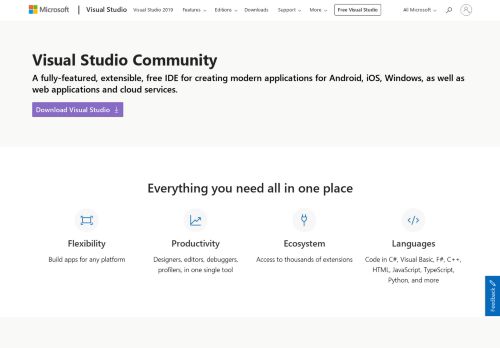 Visual Studio Community Edition Visual Studio Community Edition